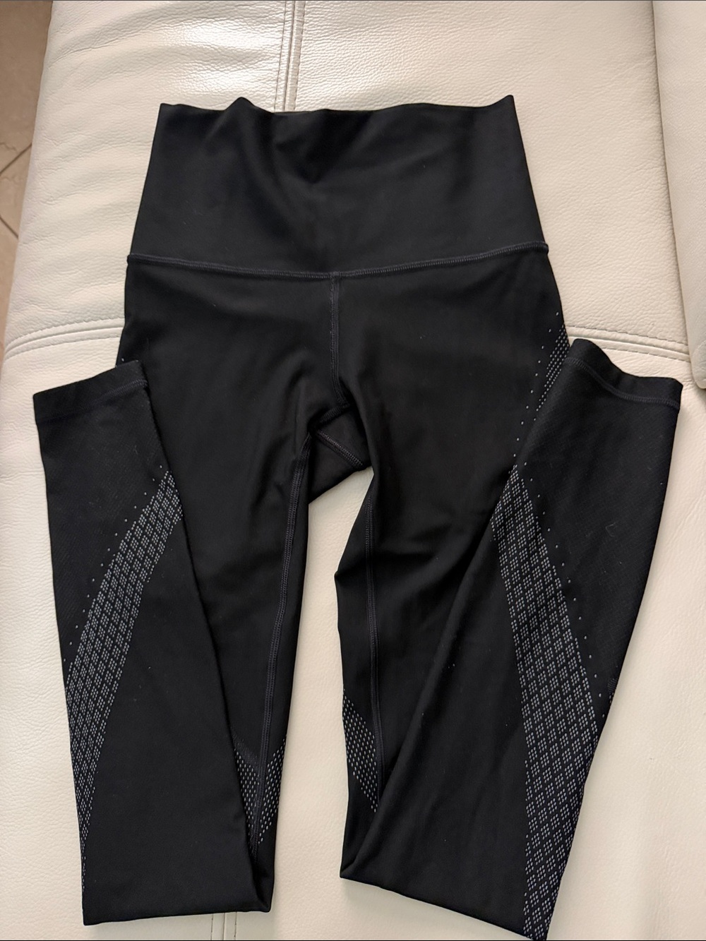 lululemon athletica Black High-Rise Leggings with Reflective Dots
